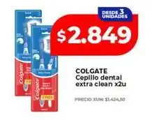 Supermayorista Vital Colgate - cepillo dental extra clean x2u oferta