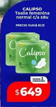 Supermayorista Vital Calipso - toalla femenina normal c/a oferta