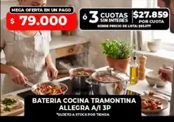 Supermayorista Vital Tramontina - bateria cocina tramontina allegra a/i 3p oferta