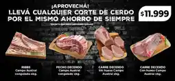 Supermayorista Vital Campo austral - cualquier corte de cerdo oferta