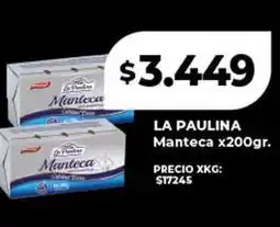 Supermayorista Vital La paulina - manteca x200gr oferta