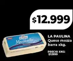 Supermayorista Vital La paulina - queso mozza barra oferta