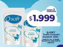 Supermayorista Vital Q-soft - toalla humeda doypack oferta
