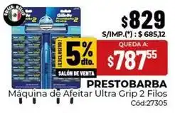 Diarco Gillette - máquina de afeitar ultra grip 2 filos cód:27305 oferta