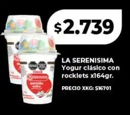 Supermayorista Vital Rocklets - yogur clásico con rocklets oferta