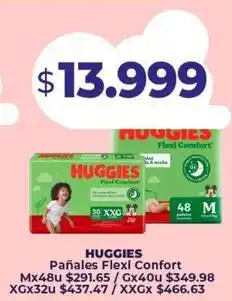 Supermayorista Vital Huggies - pañales flexi confort mx48u / gx40u / xgx32u / xxgx46u oferta