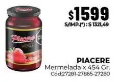 Diarco Piacere - mermelada x 454 gr. cód:27281-27865-27280 oferta