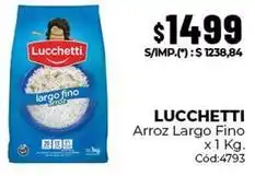 Diarco Lucchetti - arroz largo fino cód:4793 oferta