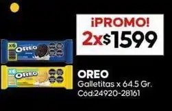 Oreo - galletitas x 64.5 gr. cód:24920-28161