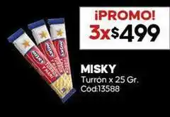 Diarco Misky - turrón x 25 gr. cód:13588 oferta