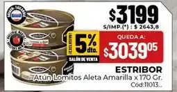 Diarco Estribor - atún lomitos aleta amarilla x 170 gr. cód:11013 oferta