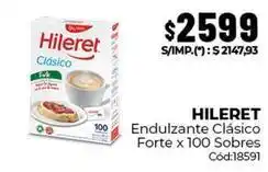 Diarco Hileret - endulzante clásico forte x 100 sobres oferta