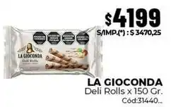 Diarco La gioconda - deli rolls x 150 gr oferta