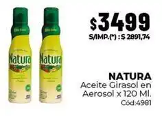 Diarco Natura - aceite girasol en aerosol x 120 ml oferta