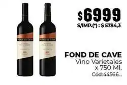 Diarco Fond de cave - vino varietales x 750 ml. cód:44566 oferta