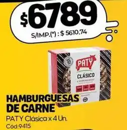 Diarco Paty - hamburguesas de carne cód:9415 oferta