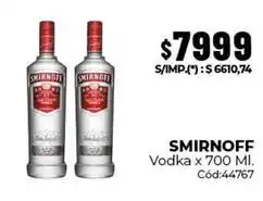 Diarco Smirnoff - vodka x 700 ml. cód:44767 oferta