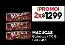 Diarco Macucas - macucas galletitas cód:18467 oferta