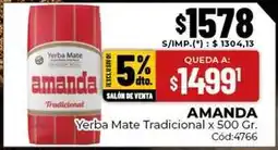 Diarco Amanda - yerba mate tradicional oferta