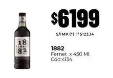 Diarco 1882 - fernet x 450 ml. cód:4134 oferta