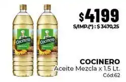 Diarco Cocinero - aceite mezcla x 1.5 lt. cód:62 oferta
