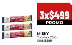 Diarco Misky - turrón x 25 gr. cód:13588 oferta
