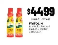 Diarco Fritolim - aceite en aerosol clásico x 120 gr. cód:30334 oferta