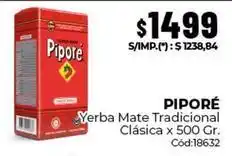 Diarco Pipore - yerba mate tradicional clsica x 500 gr. c3d:18632 oferta