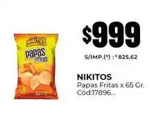 Nikitos - papas fritas x 65 gr. cód:17896
