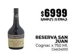 Diarco Reserva san juan - cognac x 750 ml. cód:24200 oferta