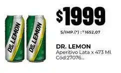 Dr. lemon - aperitivo lata x 473 ml. cód:27076