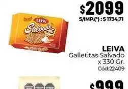Diarco Leiva - galletitas salvado x 330 gr oferta