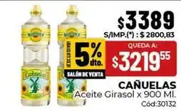 Diarco Cañuelas - aceite girasol oferta
