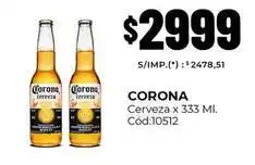 Diarco Corona - cerveza x 333 ml. cód:10512 oferta