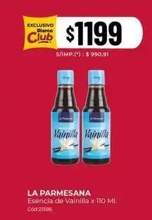 Diarco La parmesana - esencia de vainilla oferta