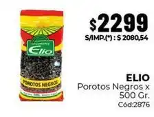 Diarco Elio - porotos negros x 500 gr oferta