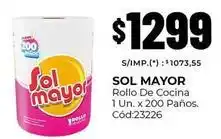 Diarco Sol mayor - rollo de cocina 1 un. x 200 paños. cód:23226 oferta