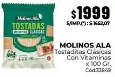 Diarco Molinos ala - tostaditas clásicas con vitaminas oferta