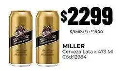 Diarco Miller - cerveza lata x 473 ml. cód:12984 oferta