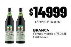 Diarco Branca - fernet menta x 750 ml. cód:17543 oferta