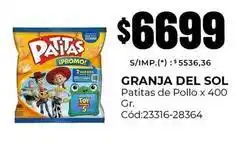 Diarco Granja del sol - patitas de pollo x 400 gr. cód:23316-28364 oferta