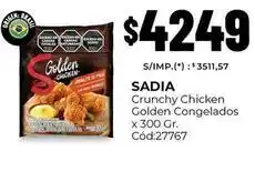 Diarco Sadia - crunchy chicken golden congelados x 300 gr. cód:27767 oferta