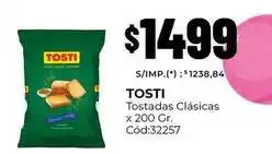 Diarco Tostadas clásicas x 200 gr. cód:32257 oferta