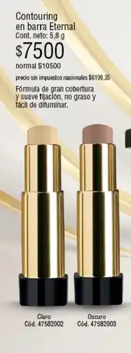 Millanel Cosmética Eternal contouring en barra oferta