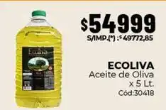 Diarco Ecoliva - aceite de oliva x 5 lt. cód:30418 oferta