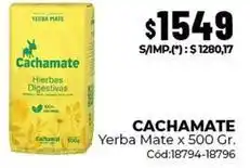 Diarco Cachamate - yerba mate x 500 gr. cód:18794-18796 oferta