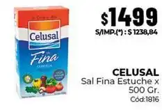 Diarco Celusal - sal fina estuche x 500 gr. cód:1816 oferta