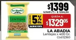 Diarco La abadia - lentejas cód:12360 oferta