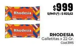 Diarco Rhodesia - galletitas x 22 gr oferta