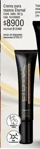 Millanel Cosmética Eternal crema para manos oferta